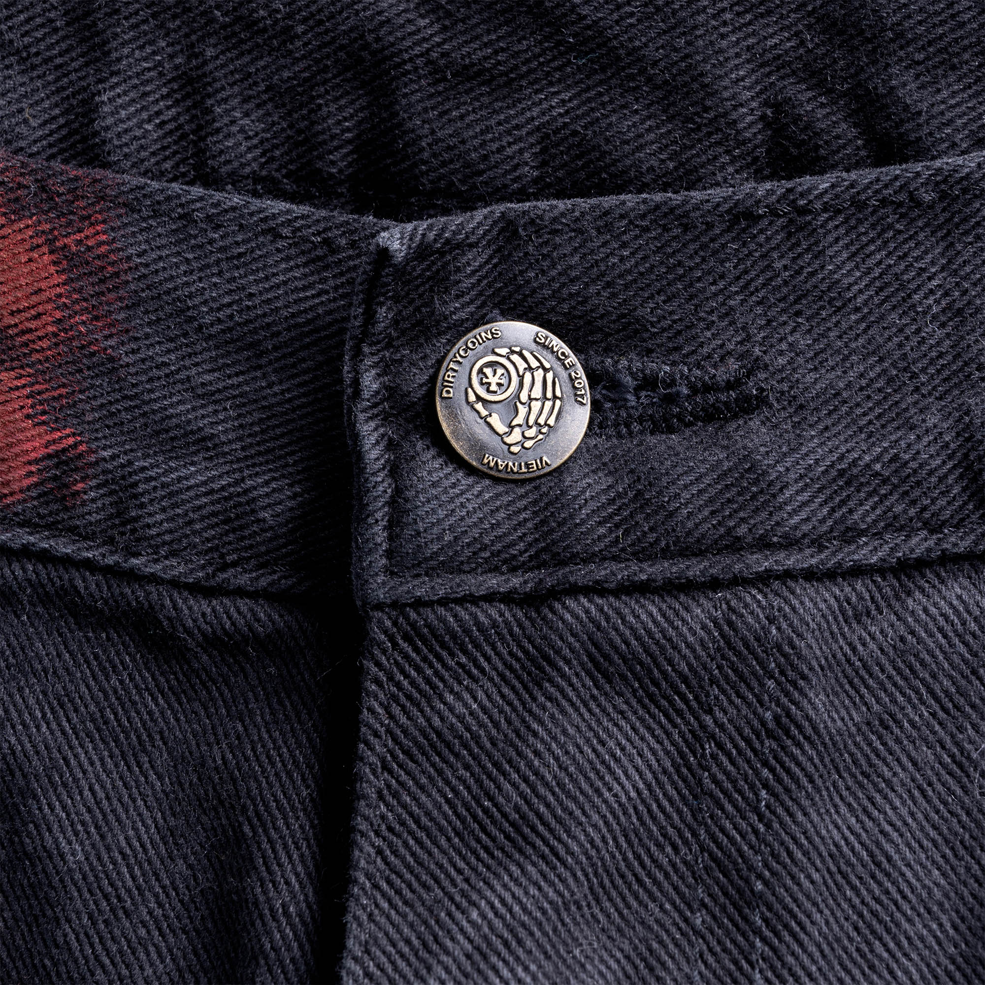 Quần DirtyCoins Splatter Cargo Pants - Black