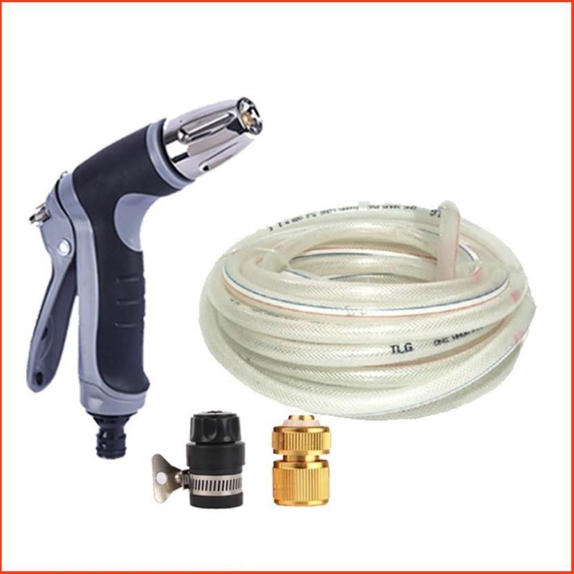 Bộ dây và vòi xịt tăng áp rửa xe tưới cây 15M 206817