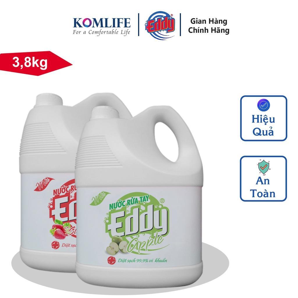 Nước rửa tay EDDY 3600ml sạch khuẩn dưỡng da hương thơm tự nhiên