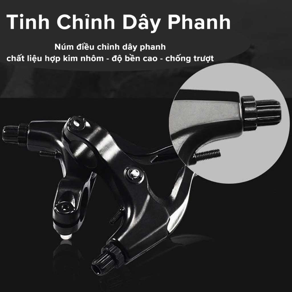 Cặp 2 Chiếc Tay Phanh Xe Đạp Thể Thao Hãng dododios Hợp Kim Nhôm Chắc Chắn, An Toàn