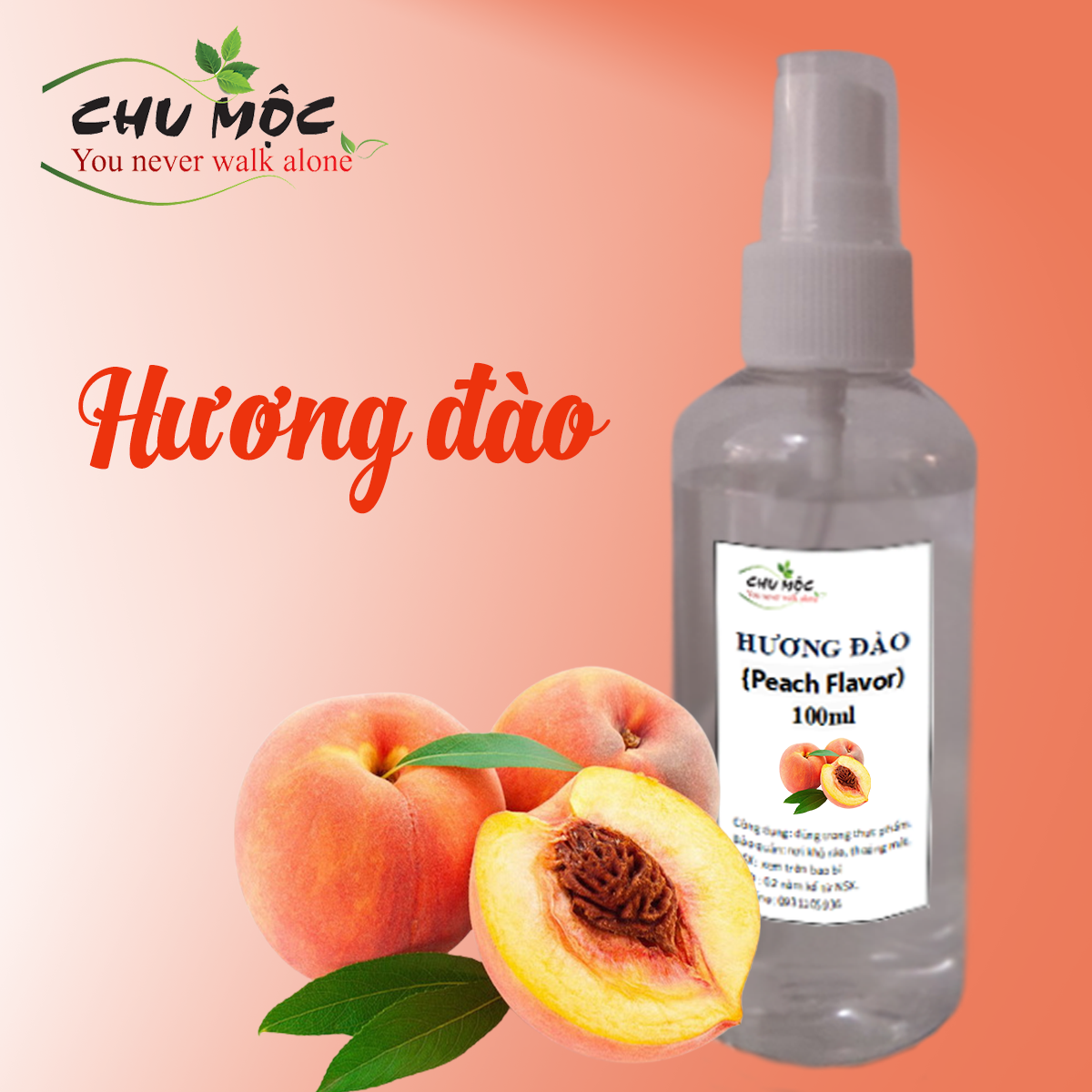 Hương đào dạng lỏng