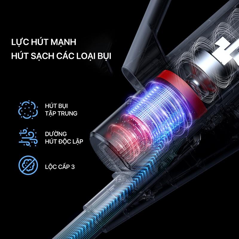Máy hút bụi gia đình đa năng Deerma DX888 Công suất 400W-Hàng chính hãng