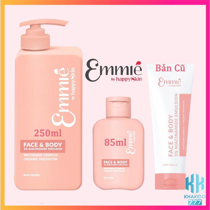 Combo Pinky: 1 Máy Rửa Mặt Emmie &amp; 1 Cây Lăn Lạnh Emmie &amp; 1 Kem Dưỡng Trắng Da Trắng Da Emmie Cho Mặt Và Cơ Thể Emmié