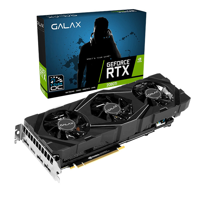 Card Màn Hình GALAX GeForce RTX 2080Ti SG (1-Click OC) V2 11GB GDDR6 - Hàng chính hãng