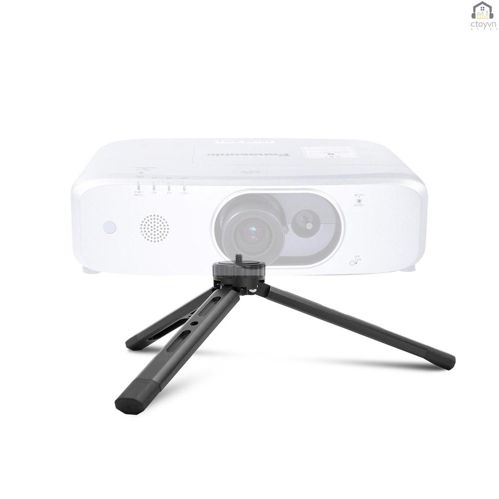 Giá đỡ ba chân mini bằng hợp kim nhôm kèm ốc vít 1/4 inch cho máy ảnh DSLR ILDC