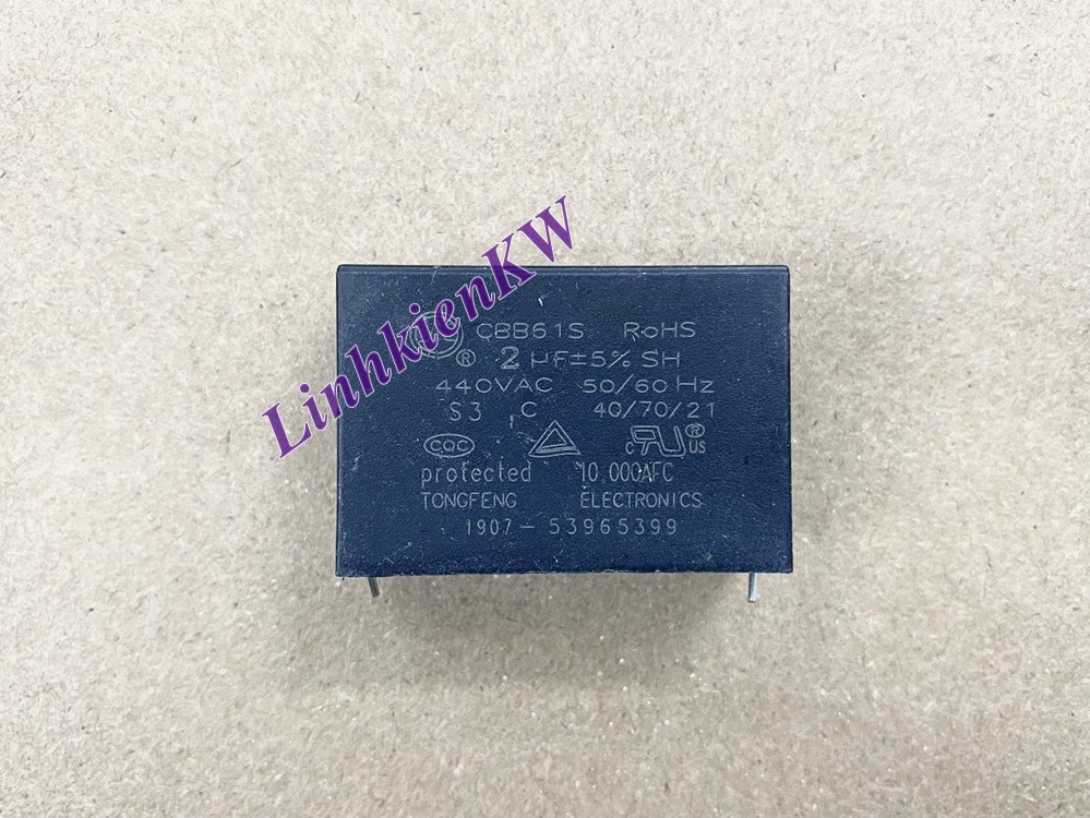 Tụ quạt 2uf 440v mới chính gốc