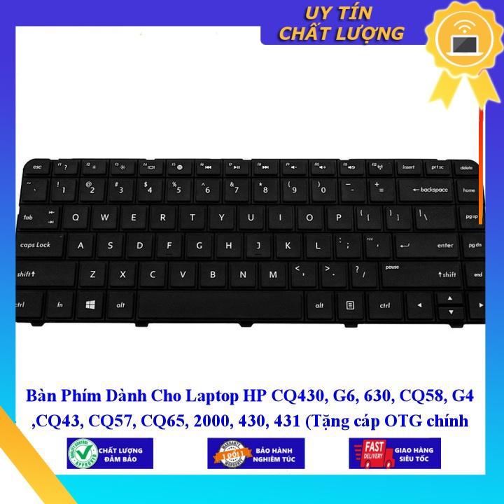 Bàn Phím dùng cho Laptop HP CQ430 G6 630 CQ58 G4 CQ43 CQ57 CQ65 2000 430 431 - Hàng Nhập Khẩu New Seal