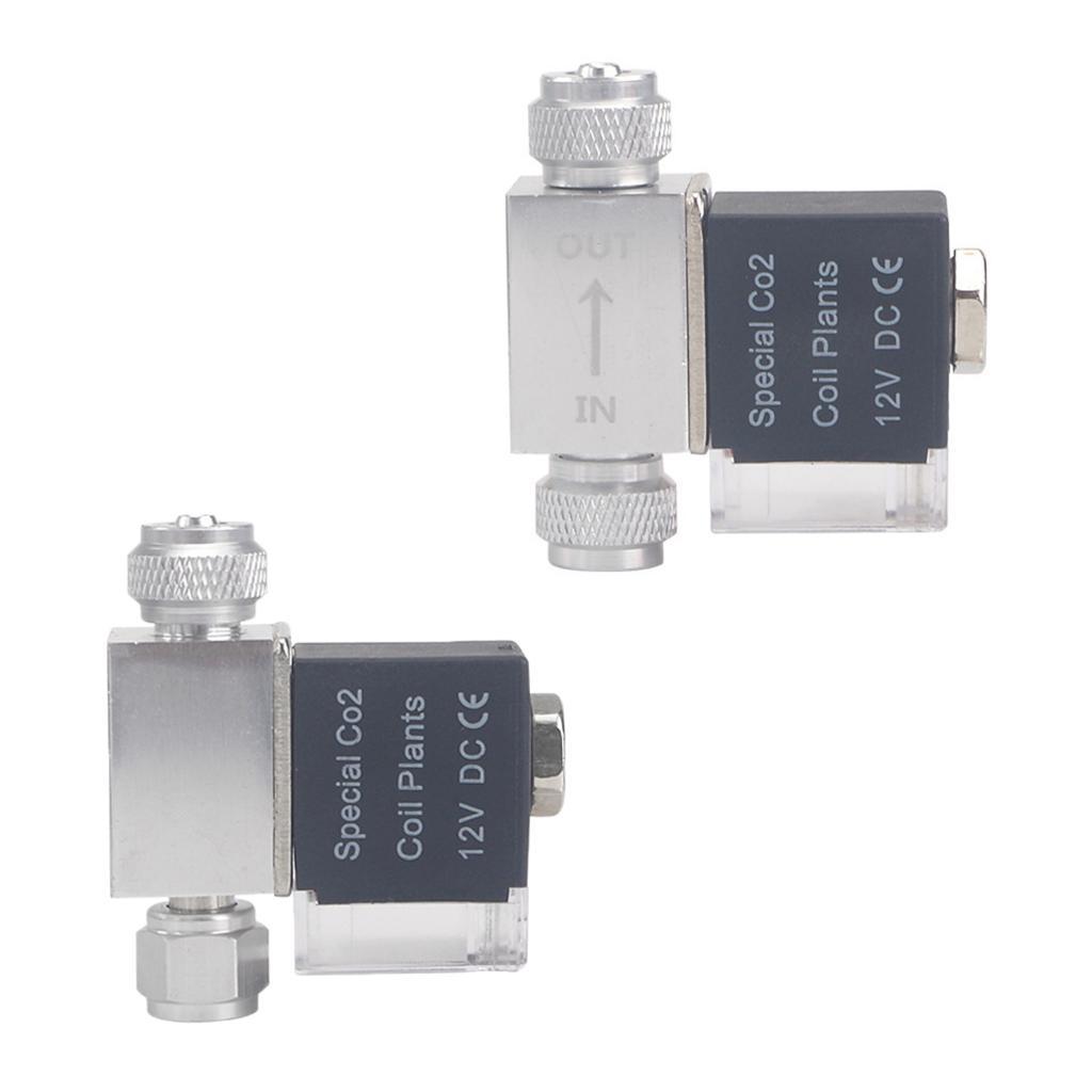 CO2 Aquarium Electric Solenoid Valve Magnetic Valve US Plug