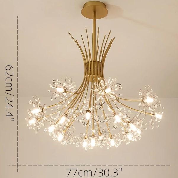 Đèn chùm thả bàn ăn, phòng khách hình bó hoa THCN 105A-20, THCN 104A-20