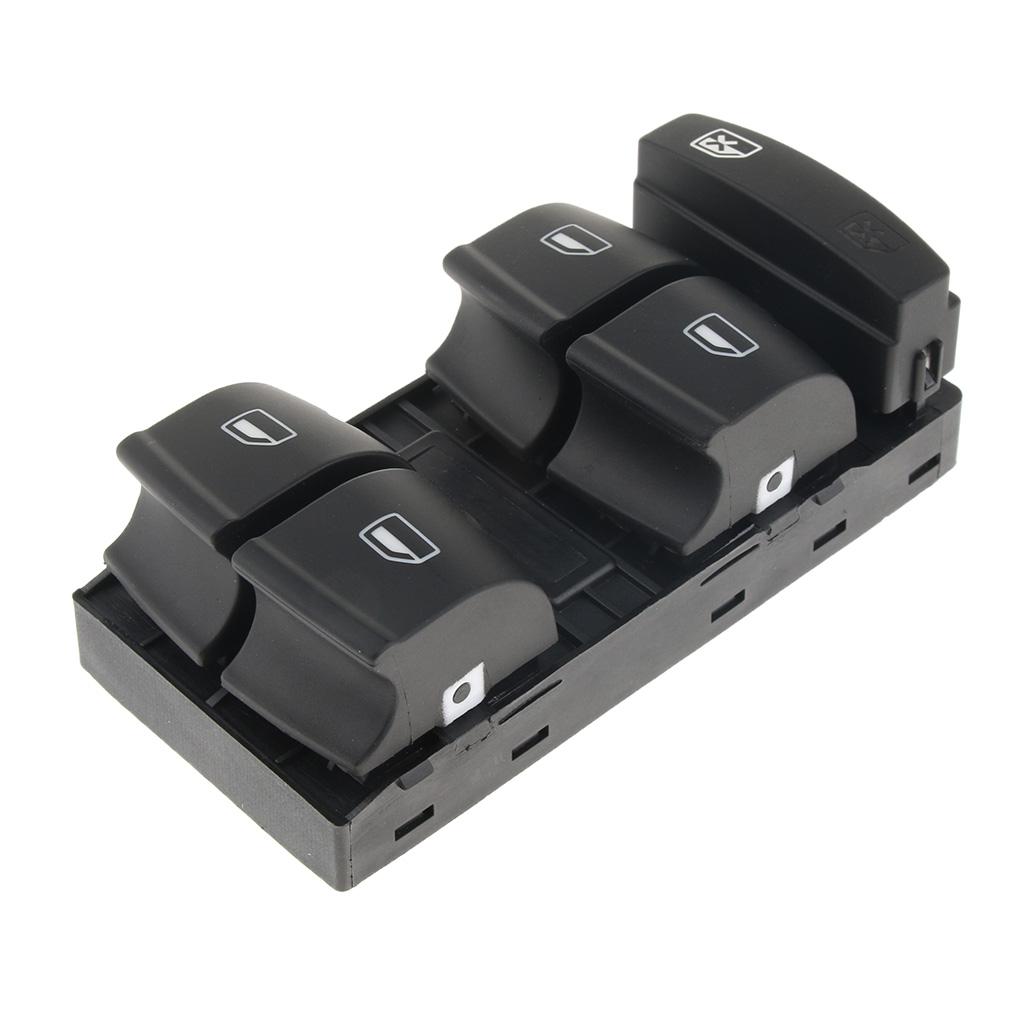 Switch Electronic Window Lifter Switch Button for A3 A6 S6 C6 Allroad Q7 RS6 4F0959851F Black