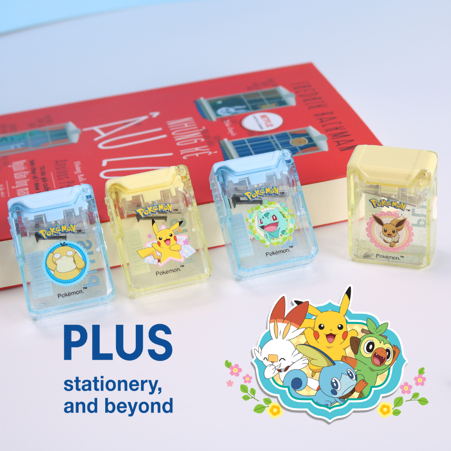 Gọt bút chì Plus hình Pokemon - nhiều màu lựa chọn