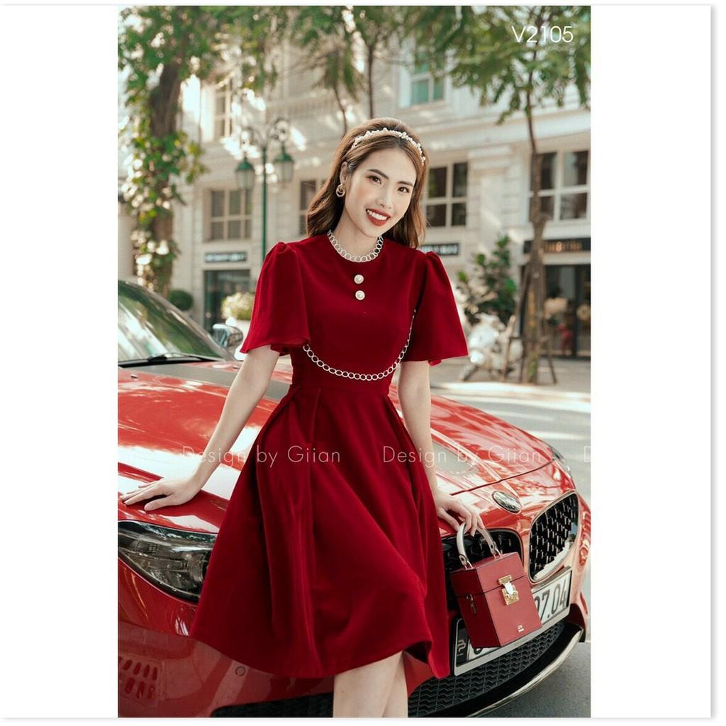ĐẦM LỤA HÀNG QUÃNG CHÂU,DÁNG XÒE,THIẾT KẾ TRƠN NHƯNG KHÔNG KÉM PHẦN SANG TRỌNG