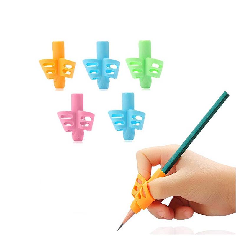 6 mảnh của người giữ bút chì Trẻ em - Bút giữ học Bỏ học Bánh tay cầm viết bút bút chì tay cầm trẻ em Người giữ bút chì Người giữ chữ