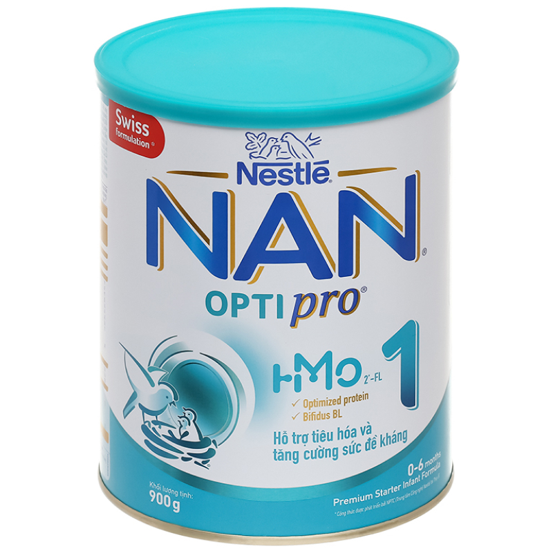 Sữa bột NAN Optipro số 1 - 900g (0 - 6 tháng)