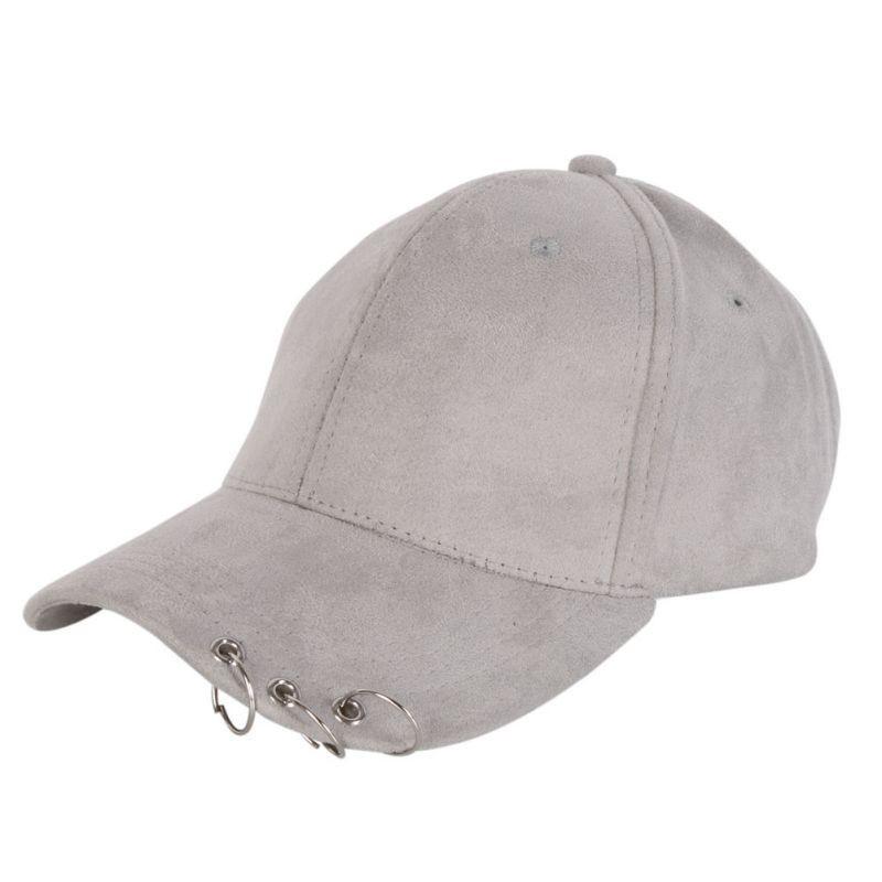 Mũ lưỡi trai phong cách hip hop có khoen tròn