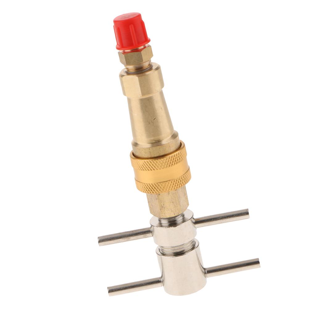 Áp Lực Bằng Đồng Kết Nối Nhanh Cắm Kéo Dài Thời Gian Kết Nối Nhanh Dụng Cụ 140MM