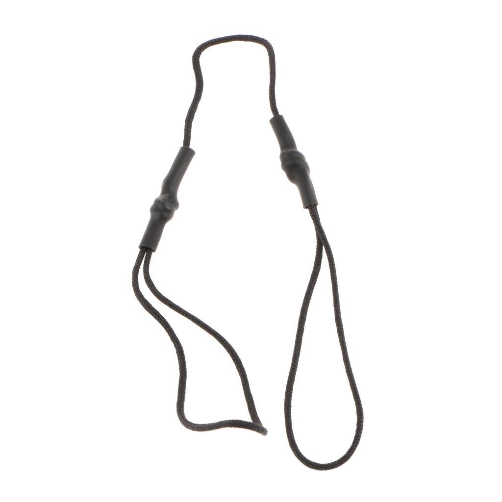 Lanyard with Buckle Anti-Lost Hanging Rope Wrist Strap with Screws Black
