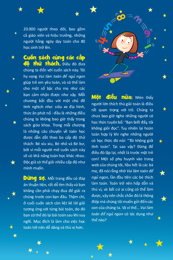 Vui Làm Toán Để Ngủ Ngon 01 - Bedtime Math 1