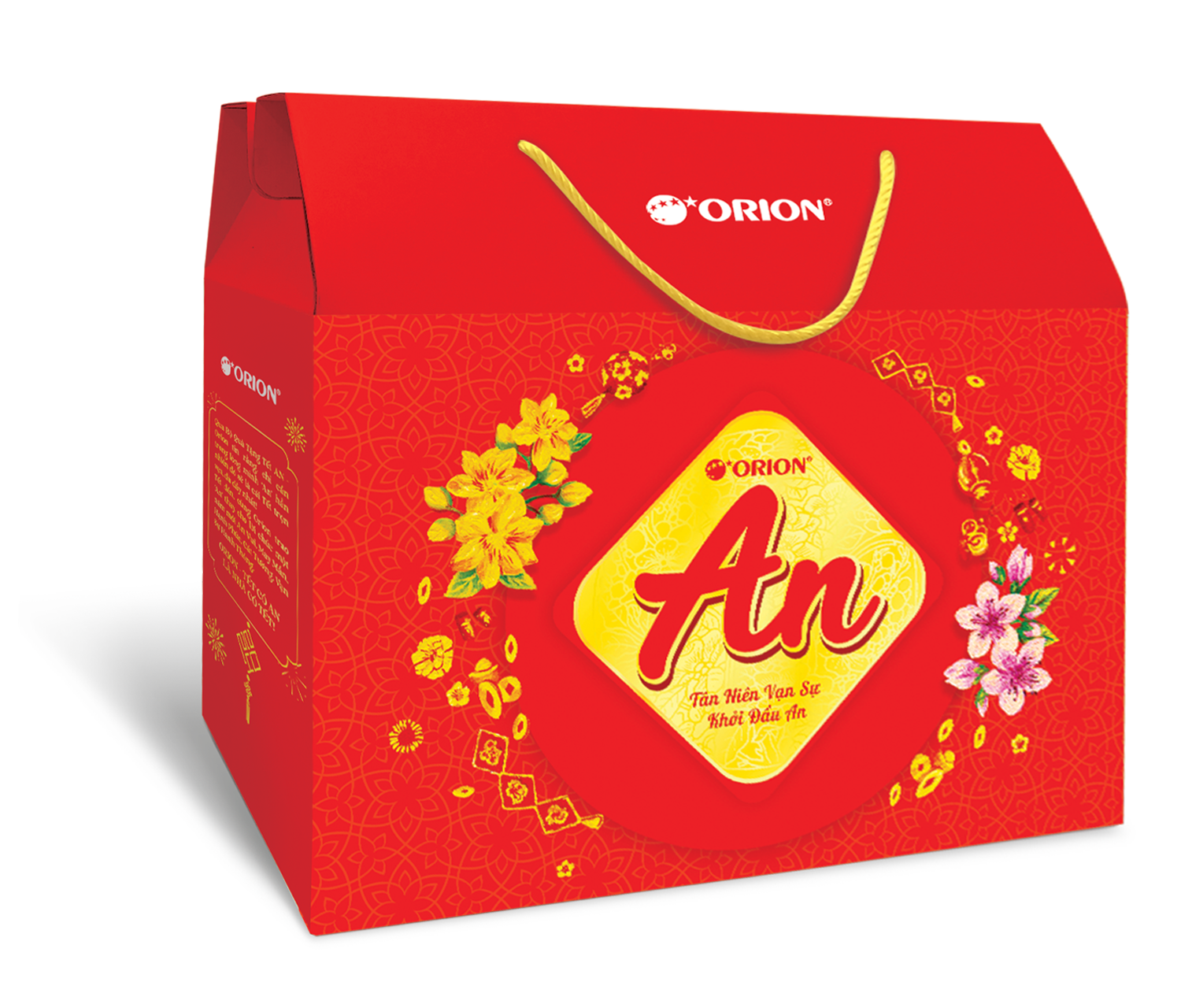 Bộ Quà Tết ORION - AN TÀI LỘC 1 657.6g (Dạng Giỏ Xách)