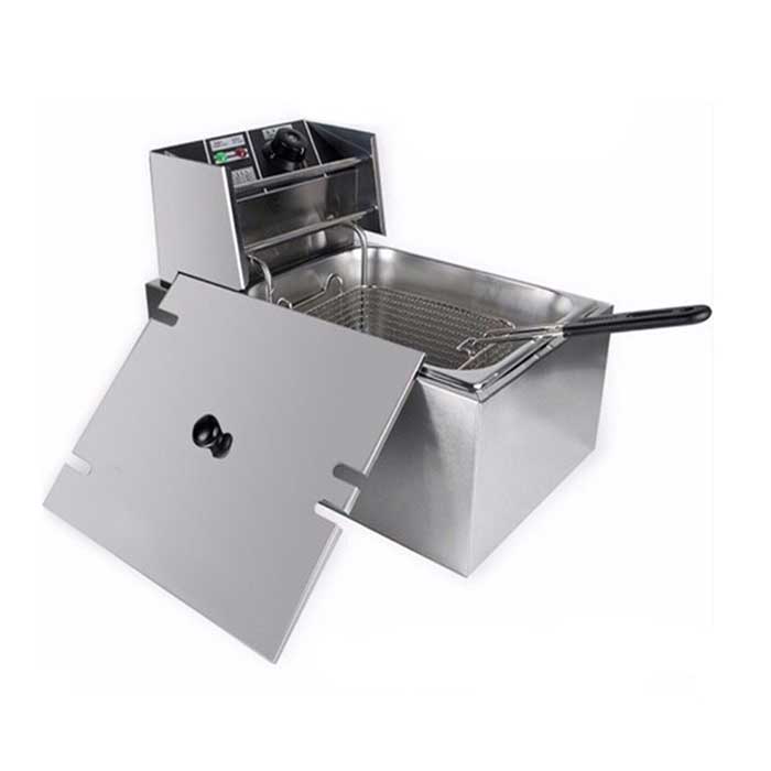 Bếp Chiên Nhúng Điện ABG - Bếp Chiên Công Nghiệp Cao Cấp 6L- Sản Phẩm Đa Năng, Thiết Kế Tối Ưu - Tiết Kiệm - An Toàn - Thực Phẩm Được Chiên Rán Nhanh Chóng, Chín Đều, Thơm Ngon, Vàng Giòn - hàng chính hãng