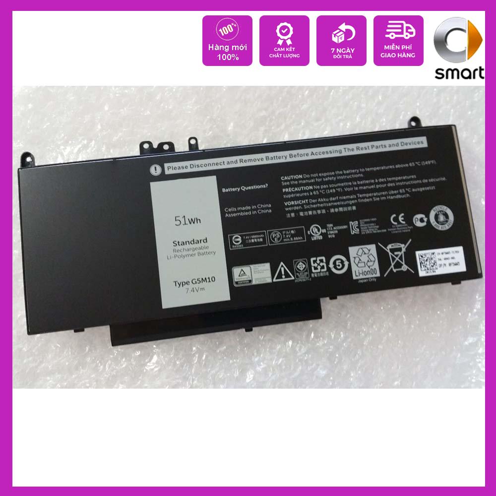 Pin cho Laptop DELL E5550 E5450 G5M10 - 51W - Pin Zin - Hàng Chính Hãng