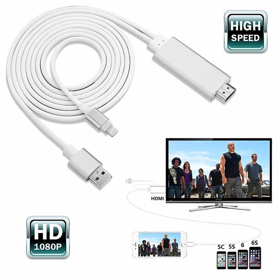 Cáp Chuyển Đổi Tín Hiệu Từ Lighting Sang HDMI TiVi Dành Cho Iphone AZONE