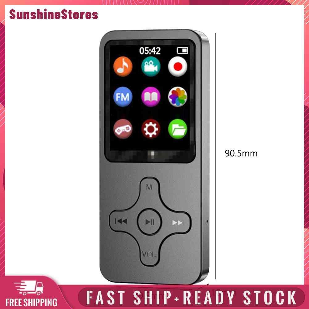 ☼Yimumiya ☼ Máy Nghe Nhạc MP4 Video MP3 FM Radio Bluetooth 5.0 Đi Bộ Dành Cho Học Sinh