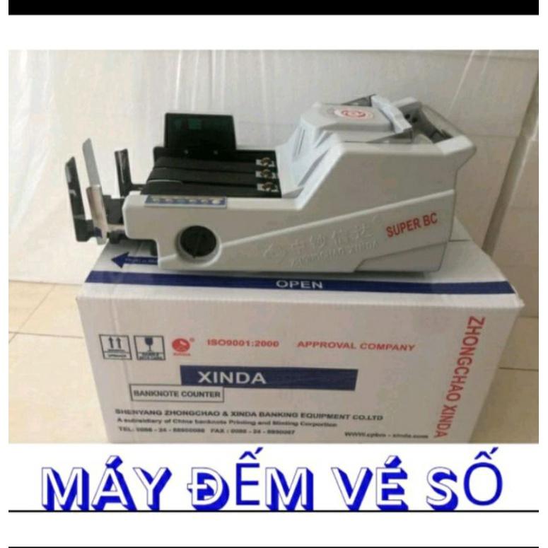 Máy đếm tiền đếm vé số, máy đếm được tất cả các loại tiền, đếm ve số