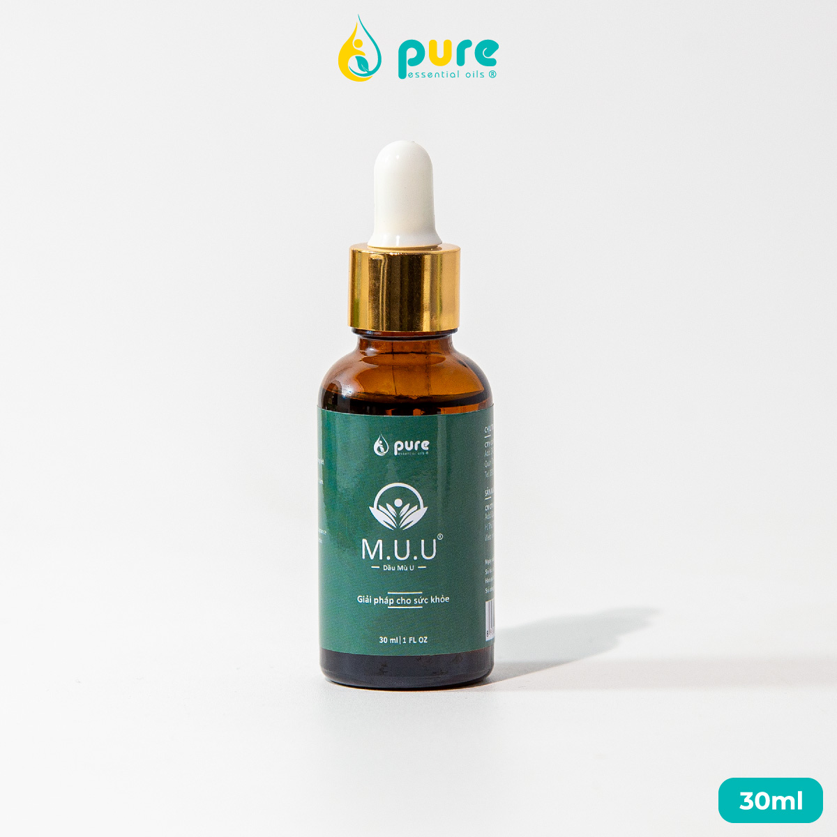 Dầu mù u M.U.U - Chăm sóc làn da, giảm bỏng, giảm ngứa, giảm hăm tã 30ml