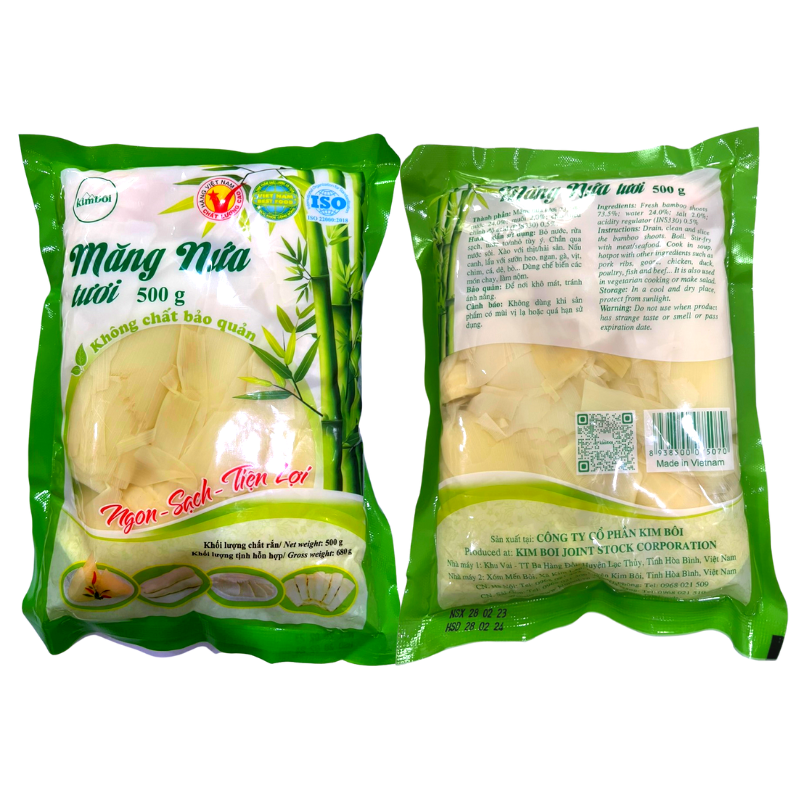 Combo 2 Gói Măng Nứa Tươi Kim Bôi 500G