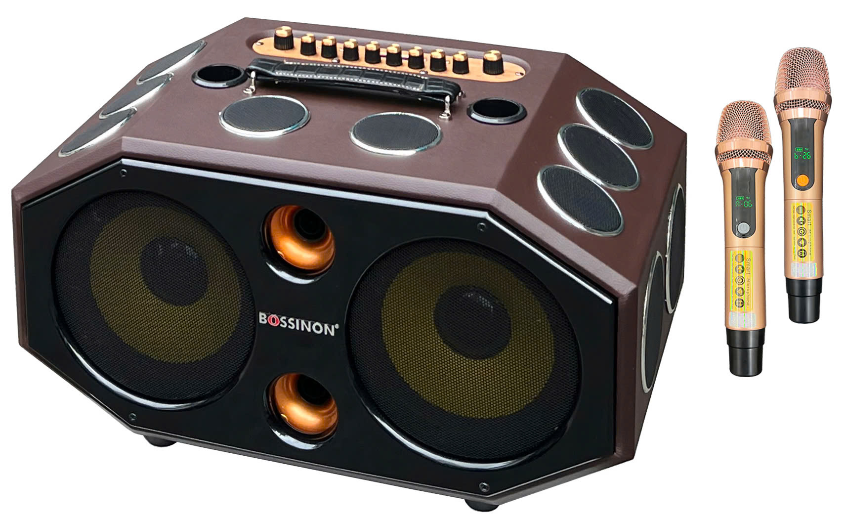Loa kéo hát karaoke xách tay Bossinon N2294K - Công suất 600W- Hàng Chính Hãng