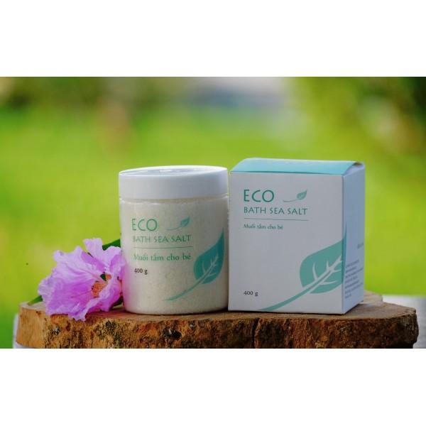 Combo 4 tặng 1-Muối tắm Sinh Dược Eco 400g- Tặng kèm 1 lọ 200g- có tem chống hàng giả