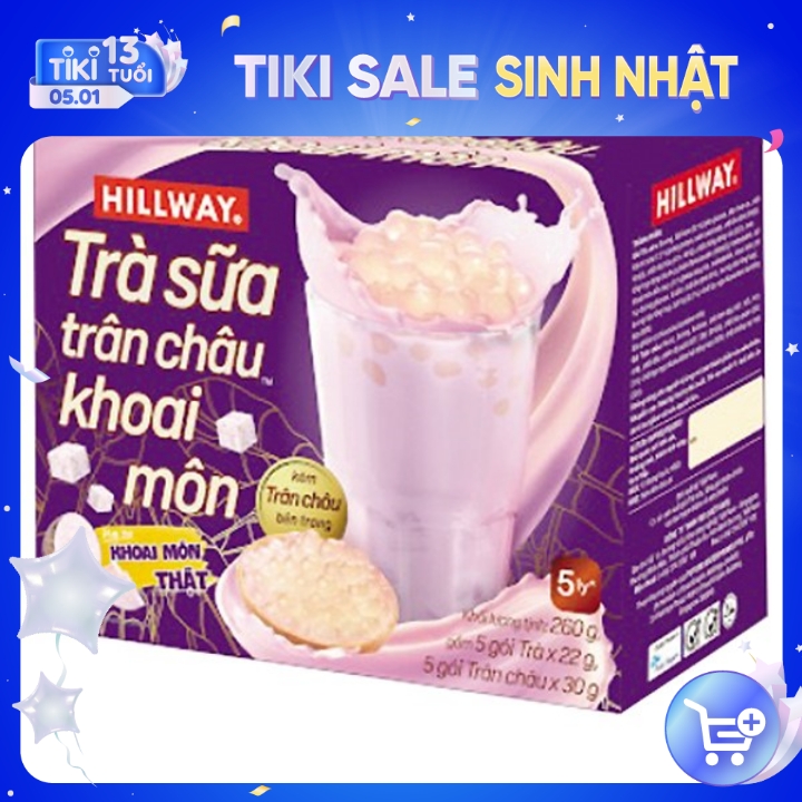 Trà Sữa Trân Châu Hillway Khoai Môn 260G