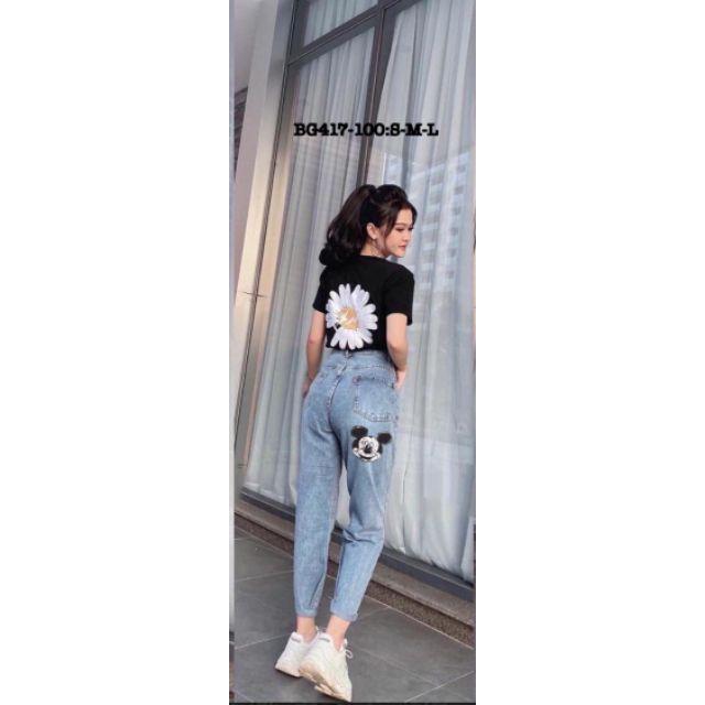 size 26/35 Quần baggy in hình