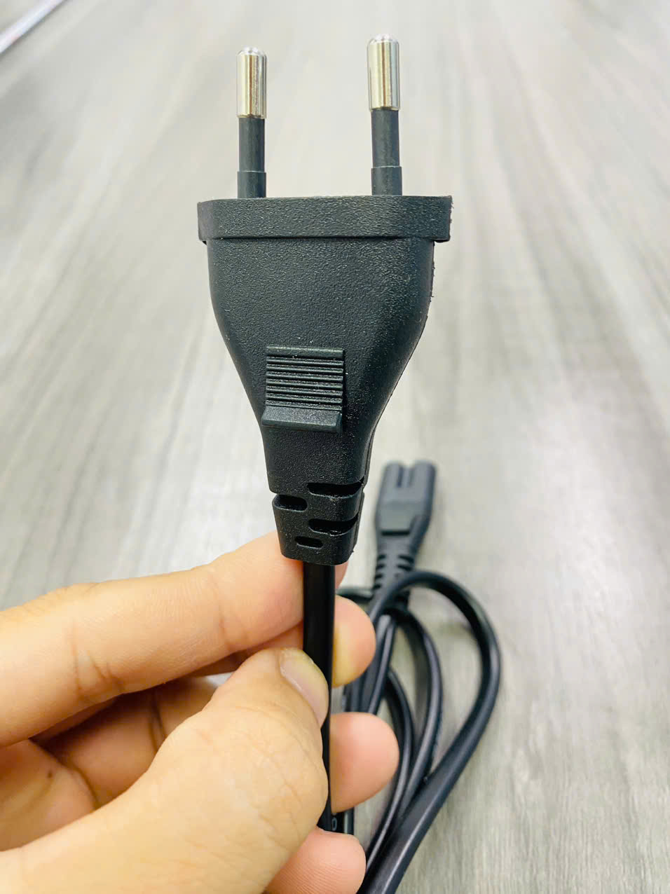 [Hàng Chính Hãng-BH 12 tháng]-Dây Nguồn số 8 2x0.75mm² 2.5A 220V|dài 1.6m|Chuẩn Châu Âu