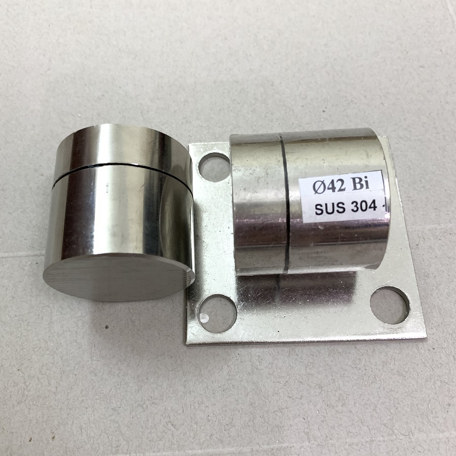 Bản lề cối xoay cửa cổng chịu lực - Chất liệu Inox 304 Ø42 (Bộ 2) - Dùng cho cửa 1 cánh