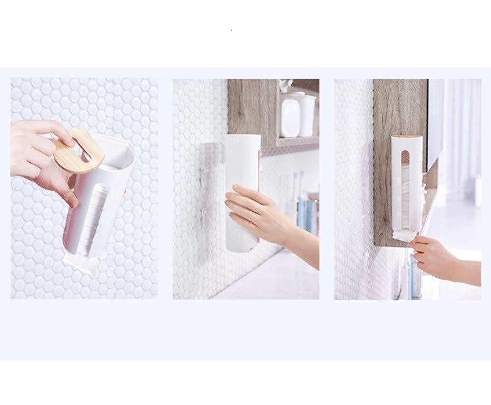 Lưu trữ miếng đệm watt, người hiến tặng bông gắn trên tường với nắp làm bằng gỗ, tre lưu trữ bằng vải cotton cho miếng đệm bông làm hoặc xa