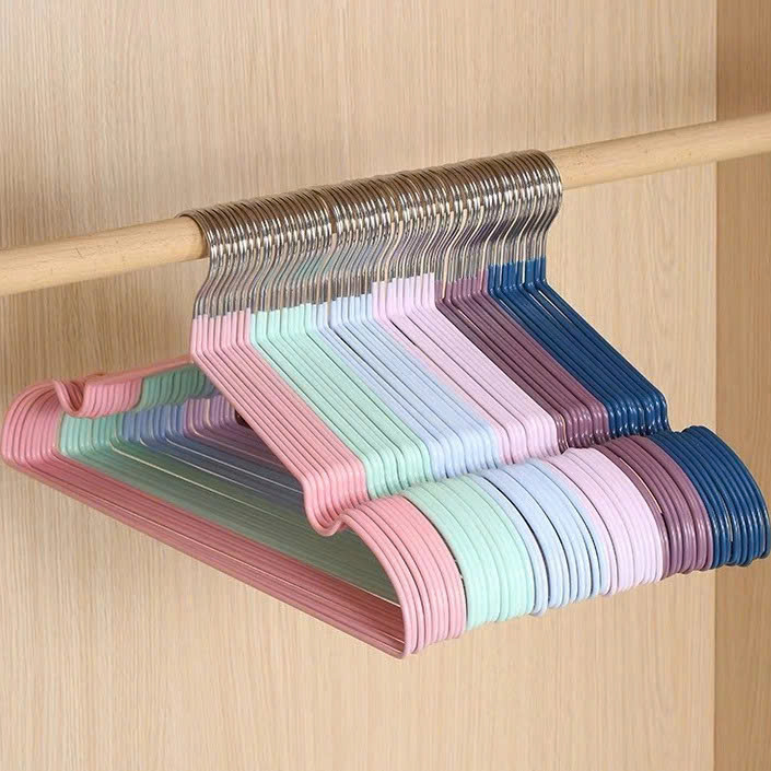 Lốc 10 Móc Treo Quần Áo Đa Năng Phù Hợp Cho Các Loại Quần Áo : Áo Đầm , Áo Kiểu, Áo Mỏng , Quần Áo Người Lớn , Trẻ Em - Chính Hãng Giao màu ngẫu nhiên