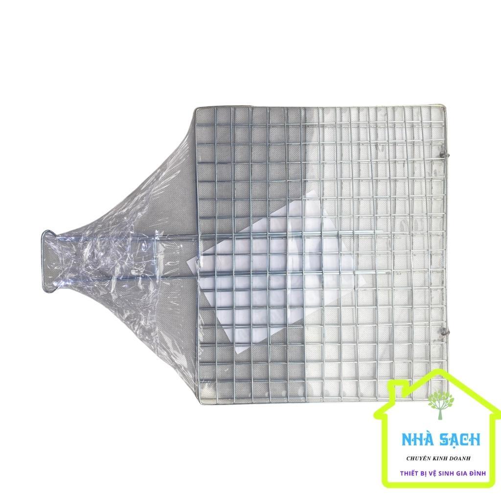 Vỉ Nướng Kẹp Inox + Than Củi