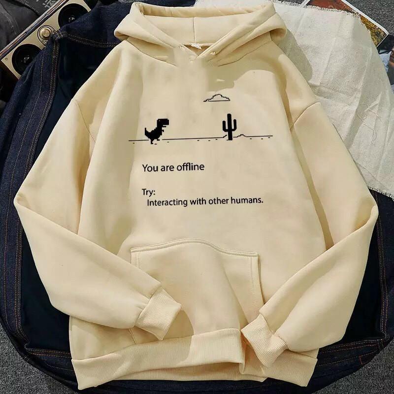 Áo hoodie unisex nam nữ nỉ ngoại in hình rớt mạng, nón 2 lớp, áo cặp William - DS65