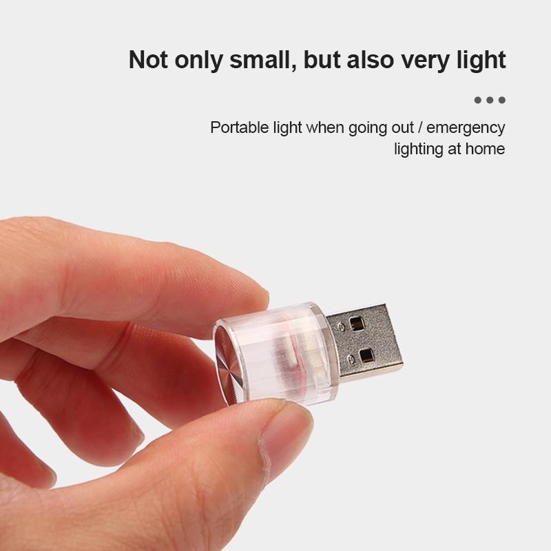 Đèn Led USB Mini Trang Trí Nội Thất Xe Hơi Thông Dụng