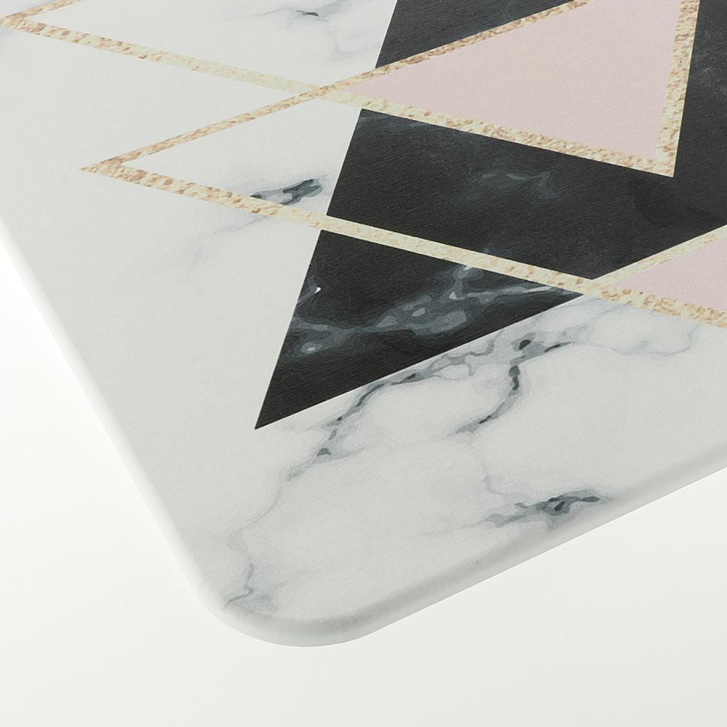 Diatom Mud Quick Dry Mat Doormat for Kitchen Bathroom Rectangle 45x35cm A