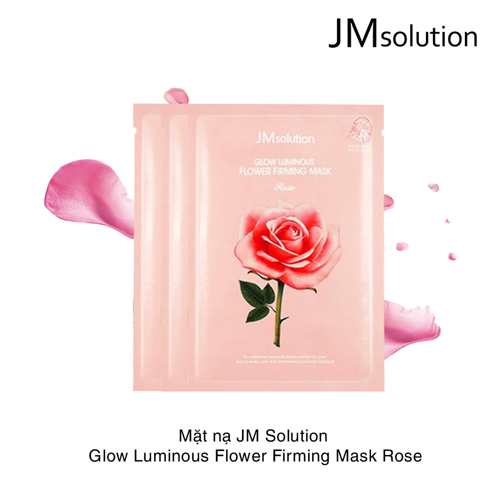 Mặt Nạ Cấp Ẩm Và Làm Sáng Da Jm Solution Glow Luminous Flower Firming Mask 30ml