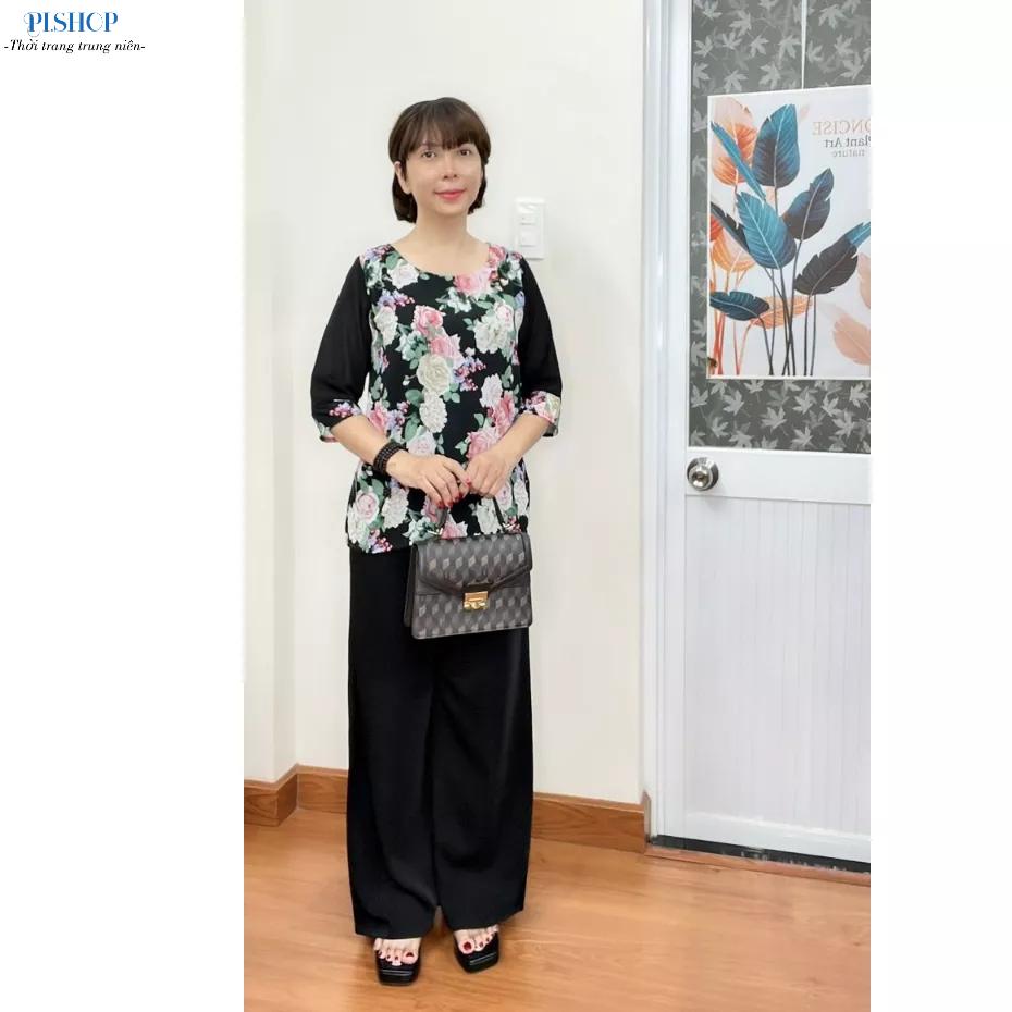 Đồ Bộ Trung Niên Cho Bà, Mẹ Lịch Sự Thoải Mái. Mẫu Đồ Bộ Dài Tặng Mẹ Tặng Bà Ý Nghĩa