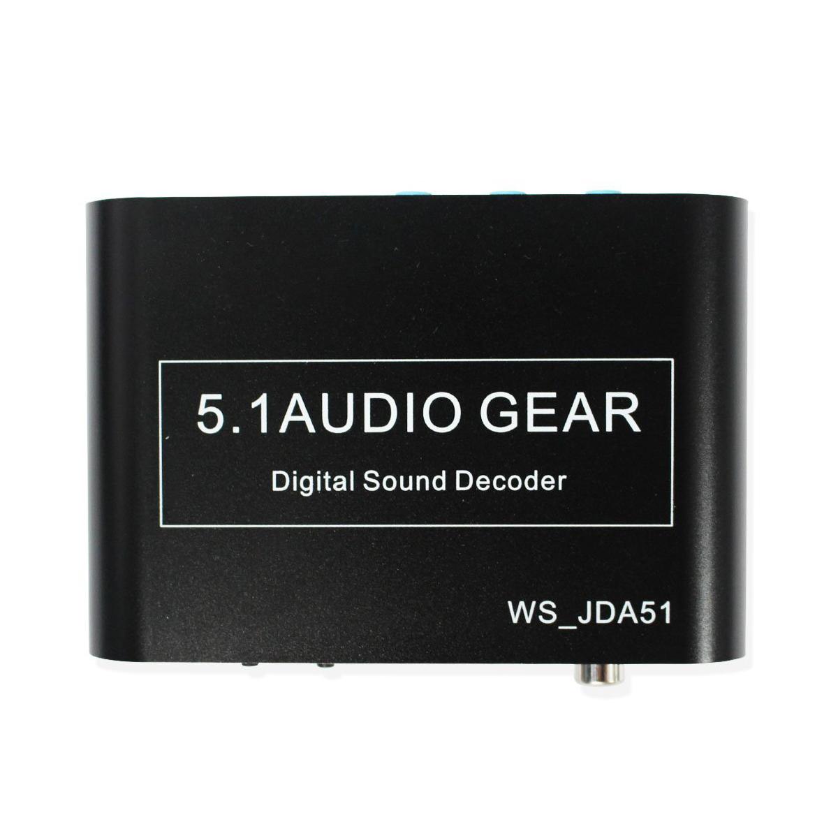 5.1 Bộ giải mã âm thanh Digital AC3 Quang đến Stereo bao quanh Analog HD 2 Cổng SPDIF HD Audio Rush For HD Player/DVD/Xbox360