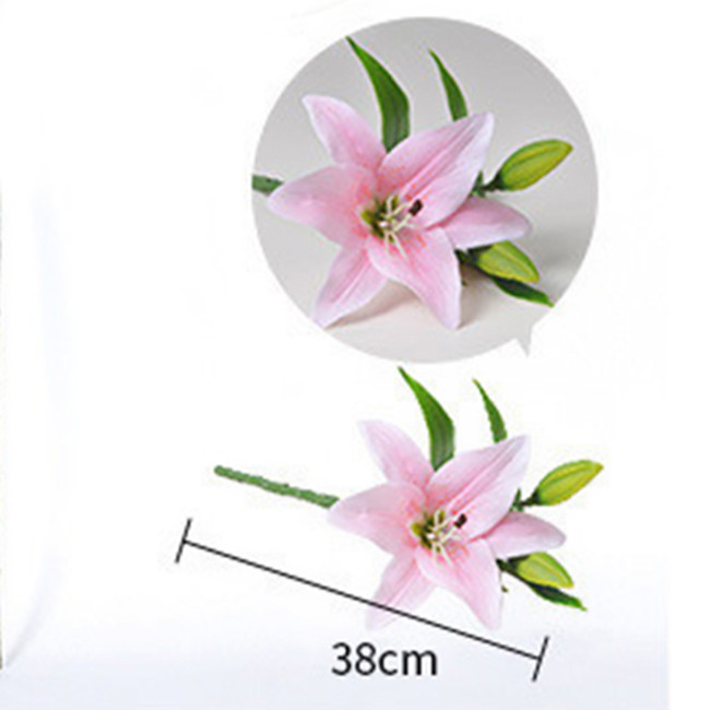 Cành hoa ly 1 bông 2 nụ