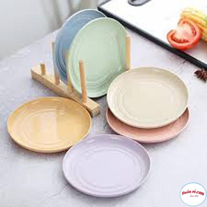 Combo 5 Set 6 Đĩa Tròn Lúa Mạch Chịu Nhiệt Tốt br00456