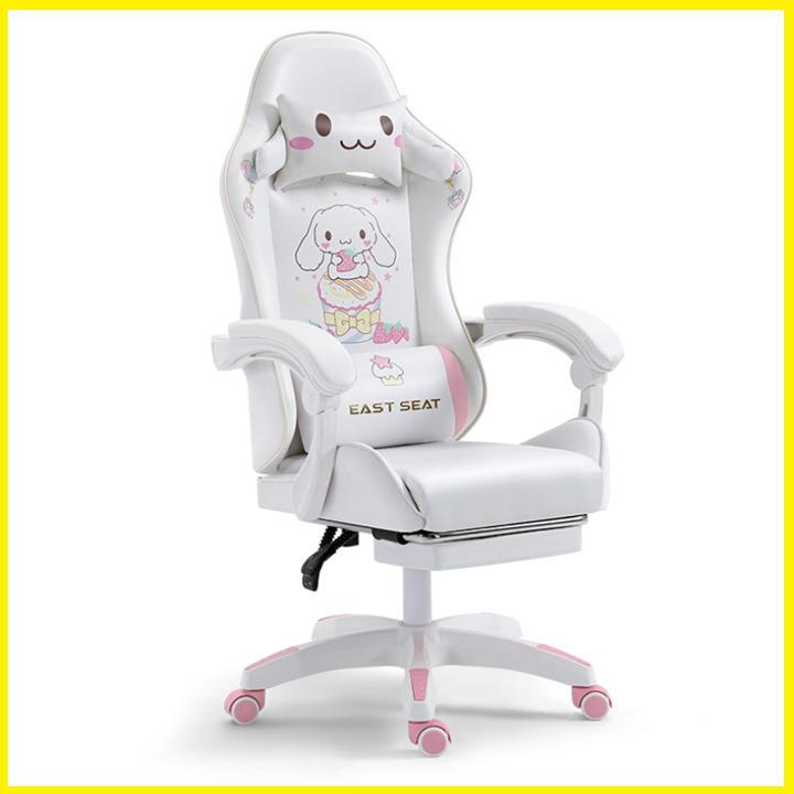 GHẾ GAMING CAO CẤP CÓ GÁC CHÂN. GHÊ GAME, GHẾ LIVESTREAM CHÂN XOAY. NÂNG HẠ ĐỘ CAO, ĐỘ NGẢ LƯNG TÙY CHỈNH.