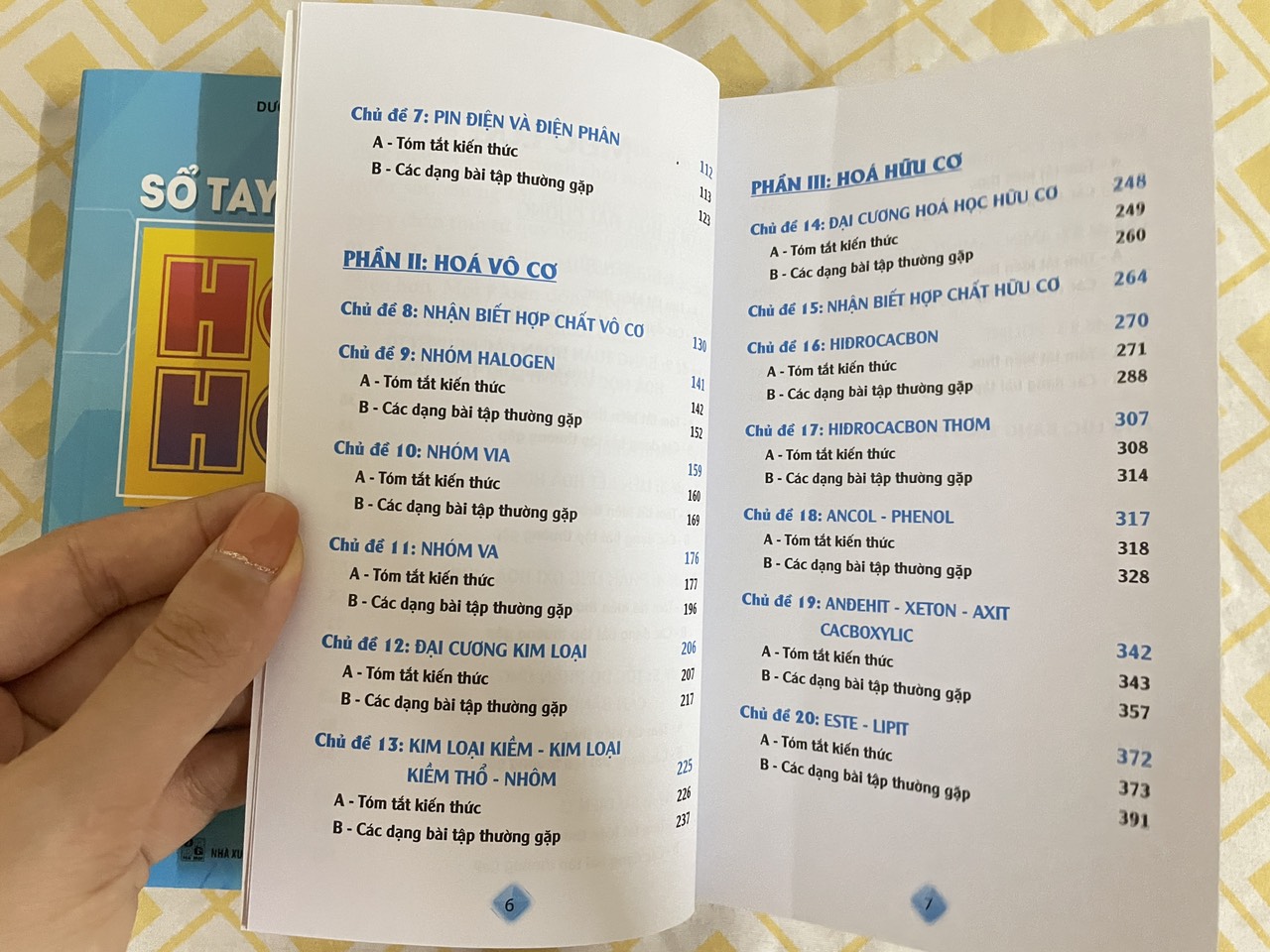 Sách Sổ tay kiến thức Hóa học Trung học phổ thông - NTbooks
