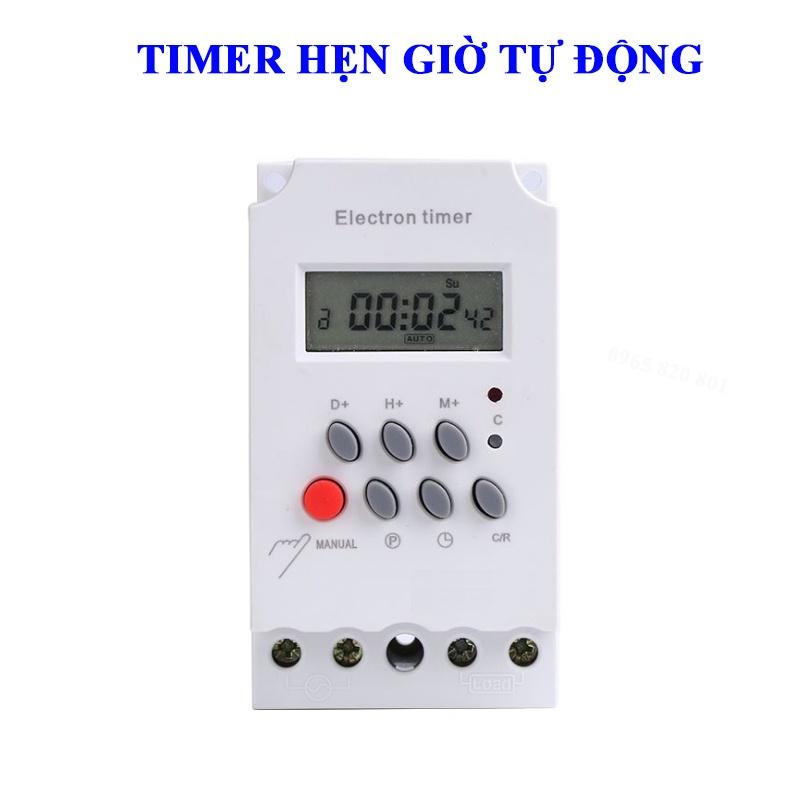 Công tắc hẹn giờ công suất lớn 17 chương trình 220V- 25A